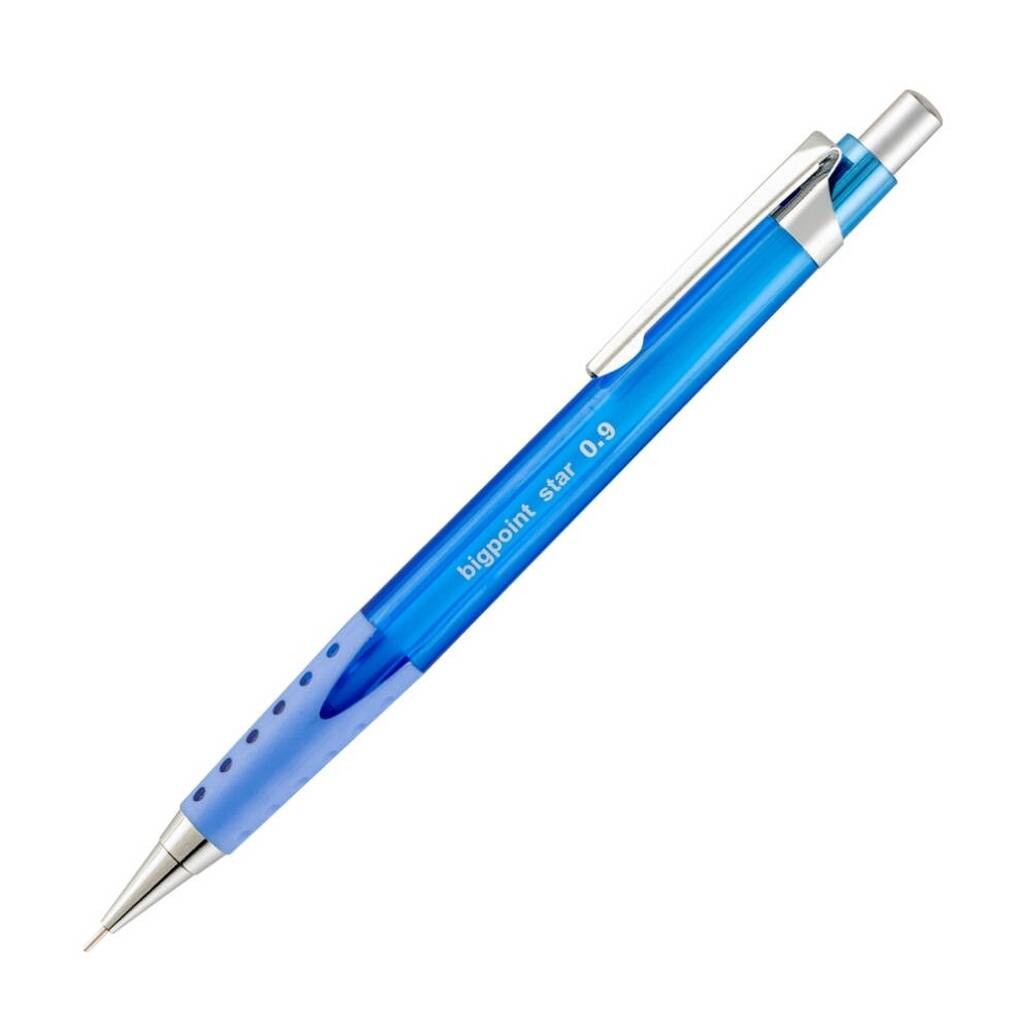 Bigpoint Star Versatil Kalem, 0.9 mm, Metal Uçlu, Mavi