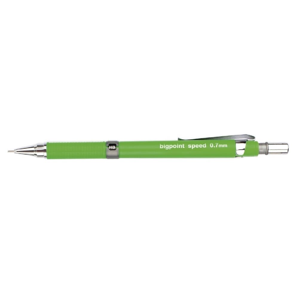 Bigpoint Speed Versatil Kalem, 0.7 mm, Gizlenebilir Uçlu, Yeşil
