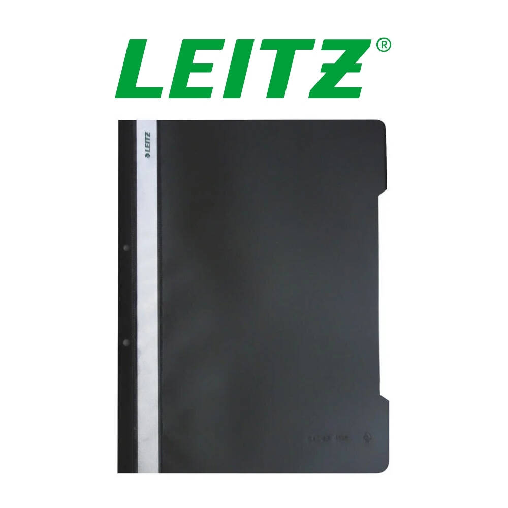Leitz Telli Dosya, 50'li Paket, A4 Boyut, 2 Delikli Yapı, Siyah