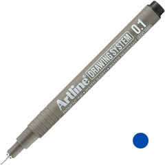 Artline | Drawing System 231 Teknik Çizim Kalemi, 0.1 mm, Mavi, Teknik ve Hassas Çizimler İçin ana görseli