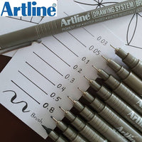 Artline | Drawing System 236 Teknik Çizim Kalemi, 0.6 mm, Siyah, Teknik ve Hassas Çizimler İçin görseli