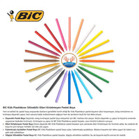 BIC | Plastidecor Pastel Boya Seti, 18 Renk, Elleri Kirletmeyen, Canlı ve Dayanıklı Renkler görseli