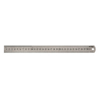 Bigpoint Çelik Cetvel, Paslanmaz, 30 cm, Çift Taraflı Ölçüm, Uzun Ömür görseli