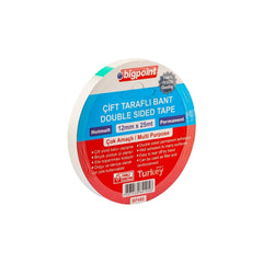Bigpoint | Çift Taraflı Hotmelt Bant, 12 mm x 25 m, Tüm Yüzeyler İçin İdeal ana görseli