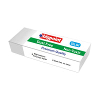 Bigpoint Dust-Free Silgi, Kağıda Zarar Vermez, Tek Parça, Beyaz, Orta görseli