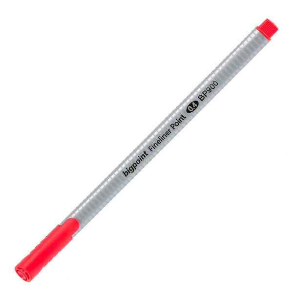 Bigpoint Fineliner Kalem, 0.4 mm Fiber Uç, Kokusuz Su Bazlı, Kırmızı ana görseli