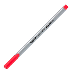 Bigpoint | Fineliner Kalem, 0.4 mm Fiber Uçlu - Kokusuz Su Bazlı Mürekkepli Çizim Kalemi, Kırmızı ana görseli