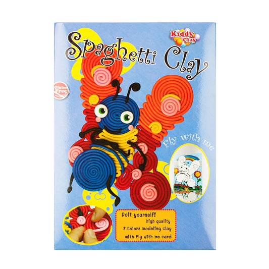 Bigpoint | Kiddy Clay Spaghetti Hamur, Kolay Şekil Alan Esnek Modelleme Hamuru, 100 Gram, 8 Farklı Renk - Rodoplu Store