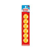 Bigpoint Magnet 30 mm Mıknatıs, Sarı, 6’lı Blister, Plastik Kaplama görseli