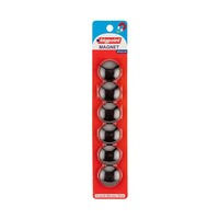 Bigpoint Magnet 30 mm Mıknatıs, Siyah, 6’lı Blister, Plastik Kaplama görseli