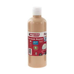 Bigpoint | Parmak Boyası, Parmak ve Fırça ile Kullanıma Uygun, Çocuklar için Güvenli Boya, 500 ml, Ten Rengi ana görseli