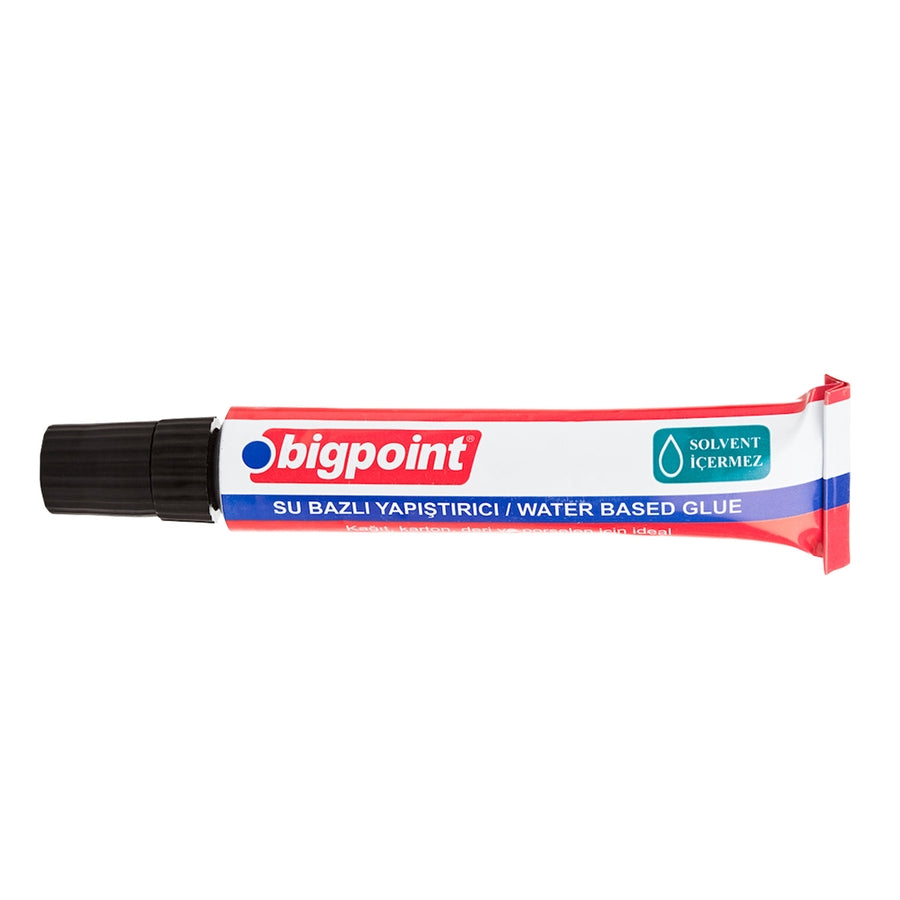 Bigpoint | Sıvı Yapıştırıcı, 20 ml, Su Bazlı, İnce Başlıklı, Hızlı ve Şeffaf Kuruyan