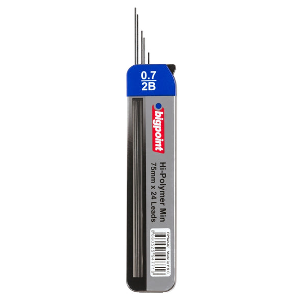 Bigpoint Uçlu Kalem Ucu, 0.7 mm, 2B, 24’lü, Hi-Polymer, Kolay Kırılmaz ana görseli