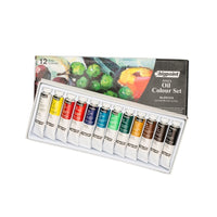 Bigpoint Yağlı Boya Seti, 12ml Tüpx12 Renk, Yoğun Pigment, Koyulaşmaz görseli