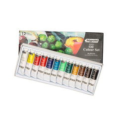 Bigpoint Yağlı Boya Seti, 12ml Tüpx12 Renk, Yoğun Pigment, Koyulaşmaz ana görseli