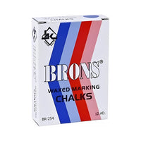 Brons Yağlı Tebeşir Mavi 12'li, Metal, Cam ve Sac Üzerinde Kullanım görseli
