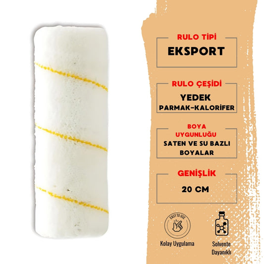 Dekor | Eksport Boya Rulosu, Yedeği , 20 cm - Rodoplu Store