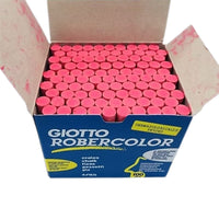 Giotto Robercolor Tozsuz Tebeşir, 100'lü, Kırmızı, Kalsiyum Karbonatlı görseli