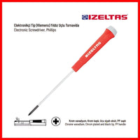 İzeltaş Elektronikçi Tip Klemens Tornavida, Yıldız 4x80 mm, Dayanıklı görseli
