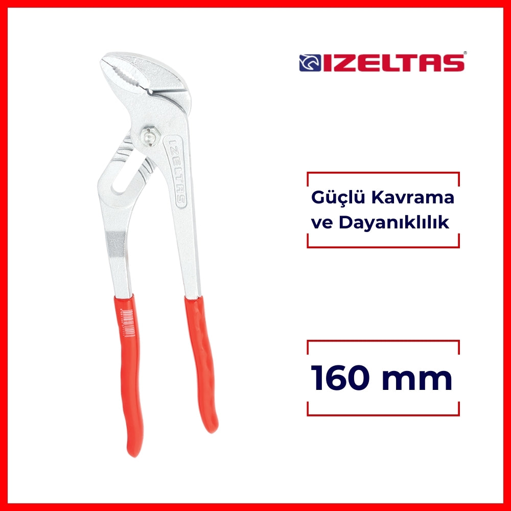 İzeltaş | Üniversal Fort Pense, 160 mm, Güçlü Kavrama ve Dayanıklılık