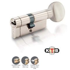 Kale Kilit | 164 KTBSM Kilit Silindiri, Tuzaklı - Mandallı Kilit Göbeği, Barel 68 mm, Nikel ana görseli