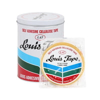 Louis Tape | Selefon Bant 12mm x 66m, Şeffaf, Doğal Kauçuk Yapışkan, Teneke Kutulu görseli