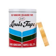 Louis Tape | Selefon Bant 18mm x 66m, Şeffaf, Doğal Kauçuk Yapışkan, Teneke Kutulu ana görseli