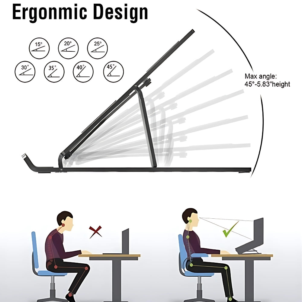 Rodoplu Basics | Ayarlanabilir Laptop Standı 7 Kademe - Rodoplu Store