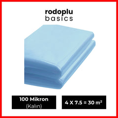 Rodoplu Basics | Hışır Örtü, Naylon Örtü, Su ve Toz Geçirmez Boya Badana ve Zemin Örtüsü, Kalın, 32 m² ana görseli