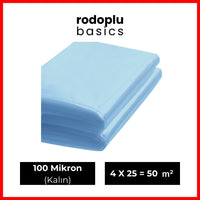 Rodoplu Basics | Hışır Örtü, Naylon Örtü, Su ve Toz Geçirmez Boya Badana ve Zemin Örtüsü, Kalın, 50 m² görseli