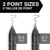Rotring Roller Kalem,0.7 mm, Siyah, Hızlı Kuruyan Mürekkep, ABS  gövde görseli