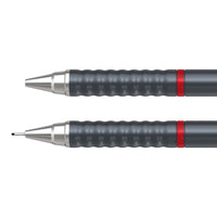 Rotring | Tikky Retro Versatil Kalem, 0.5 mm Uç, Metalik Gri, Ergonomik Tutuş görseli