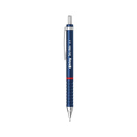 Rotring | Tikky Retro Versatil Kalem, 0.5 mm Uç, Metalik Mavi, Ergonomik Tutuş görseli