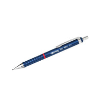 Rotring | Tikky Retro Versatil Kalem, 0.5 mm Uç, Metalik Mavi, Ergonomik Tutuş görseli