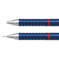 Rotring | Tikky Retro Versatil Kalem, 0.5 mm Uç, Metalik Mavi, Ergonomik Tutuş görseli