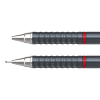 Rotring | Tikky Retro Versatil Kalem, 0.7 mm Uç, Metalik Gri, Ergonomik Tutuş görseli