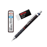 Rotring | Tikky Versatil Kalem Okul Seti, 0.7 mm Uç, Bordo, Silgi ve 12'li Uç Hediyeli görseli