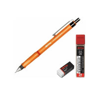 Rotring | Visuclick Versatil Kalem Okul Seti, 0.7 mm Uç, Turuncu, Silgi ve 12'li Uç Hediyeli görseli