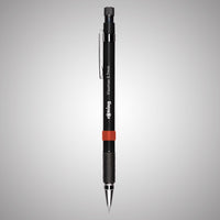 Rotring | Visumax Versatil Kalem, 0.7 mm Uç, Siyah, Ergonomik Kauçuk Tutuş, Çevir-Aç Silgi görseli