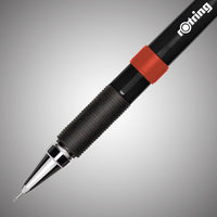Rotring | Visumax Versatil Kalem, 0.7 mm Uç, Siyah, Ergonomik Kauçuk Tutuş, Çevir-Aç Silgi görseli