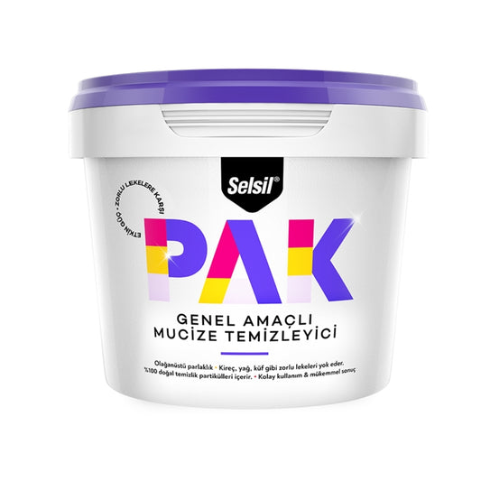 Selsil | PAK Mucize Temizleyici, 500 gram, Krem