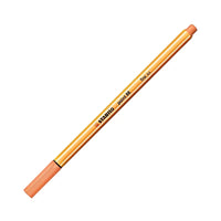 Stabilo | Point 88 Fineliner Kalem, 0.4 mm Uç, Kayısı, Metal Destekli Uç, Altıgen Tasarım görseli