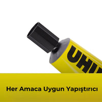 UHU | Genel Amaçlı Sıvı Yapıştırıcı, 7 ml, Şeffaf, Hızlı ve Güçlü Yapışma, Tüm Yüzeyler İçin Uygun görseli