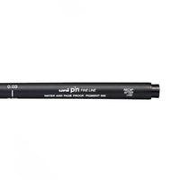 UNİ | Pin 200 Teknik Çizim Kalemi, 0.03 mm Uç, Siyah, Suya ve Solmaya Dayanıklı Pigment Mürekkep görseli