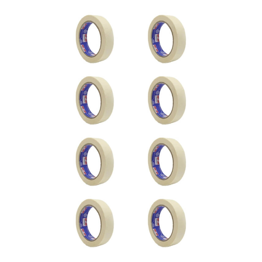 Dayson Extra Maskeleme Bandı, 8 Adet, 36 mm 35 m, Beyaz, İz Bırakmaz - 2