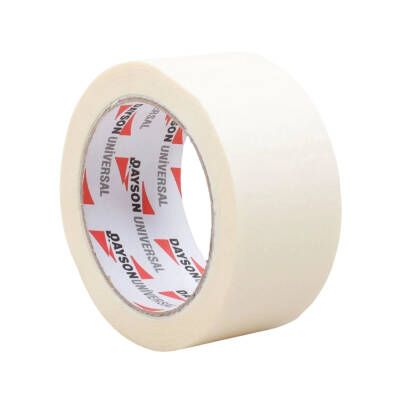 Dayson Universal Maskeleme Bandı, 36 mm x 35 m, Beyaz, Güçlü Yapışma - Dayson