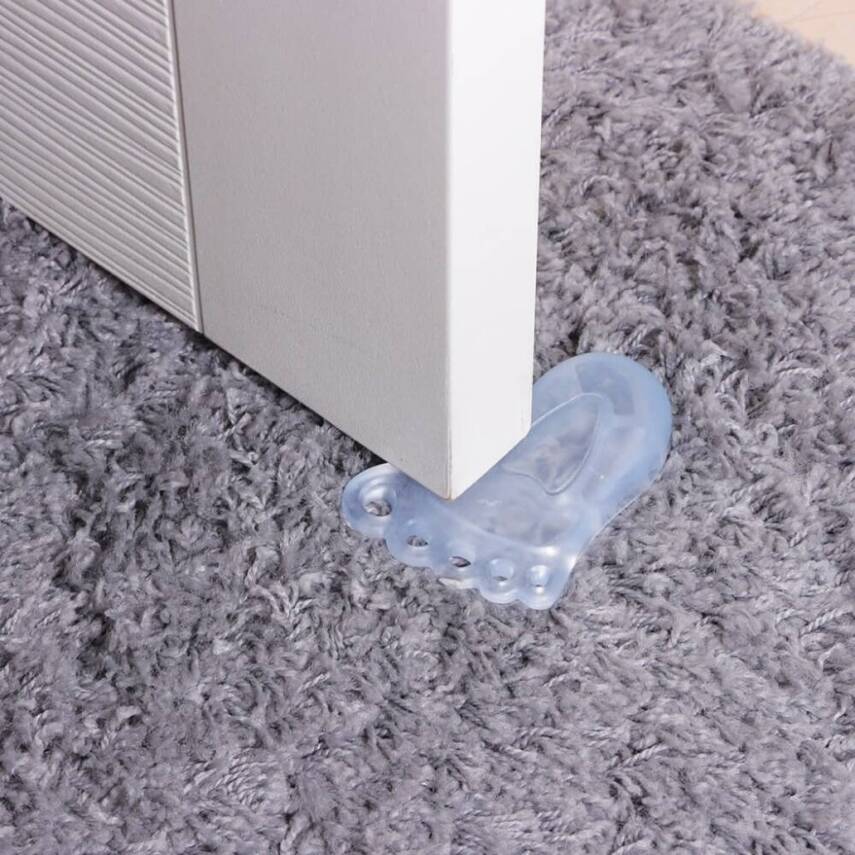 Decobella Ayak Şekilli Kapı Stoperi, Kaymaz ve Şık Tasarım Ürünü - 2