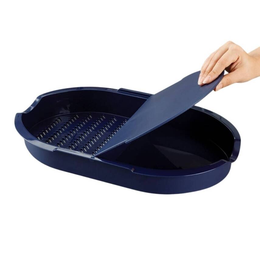 Decobella Çift Hazneli Kesme Tahtası, Pratik ve Fonksiyonel Tasarım - 1