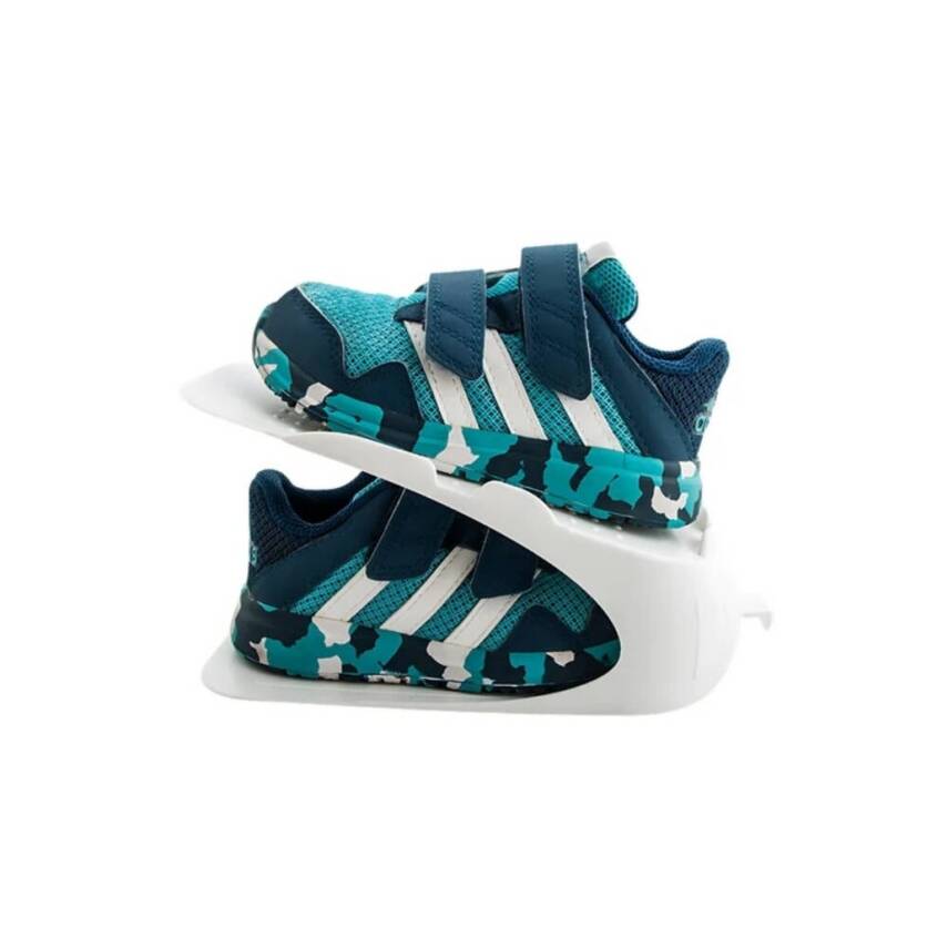 Decobella Çocuk Ayakkabı Rampası, 10 Adet, Beyaz, Yer Tasarruflu - 3