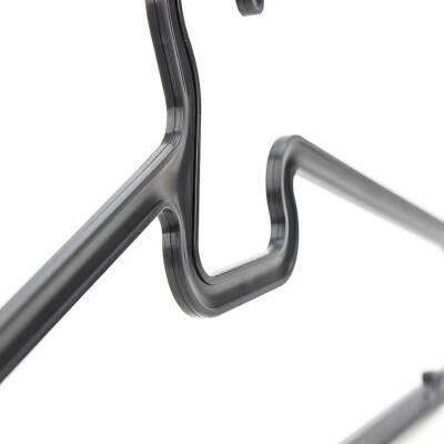 Decobella Eko Plastik Askı Seti, Siyah Renk, Dayanıklı, 10’lu Paket - 2